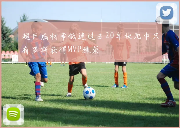 超巨成材率低迷过去20年状元中只有罗斯获得MVP殊荣